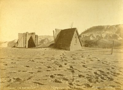 Tuttle & Co. Ruins of Te Mu church, Te Wairoa after the 10 June 1886 Tarawera eruption. OP-2972. Collection of Rotorua Museum Te Whare Taonga o Te Arawa